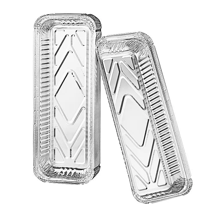 ढक्कन के साथ एल्यूमिनियम फॉयल कंटेनर